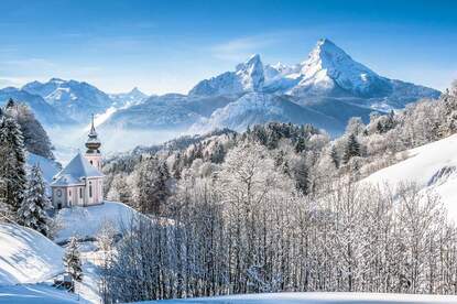 Winterurlaub Watzmann Maria Gern Schönau am Königssee Berchtesgaden | © Shutterstock