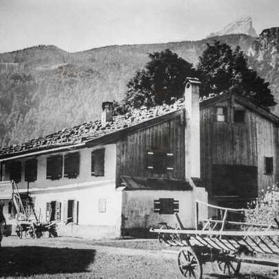 Ehemaliger Bauernhof Hotel Hanauerlehen 1930er Jahre Schönau am Königssee Berchtesgaden | © Hotel Hanauerlehen