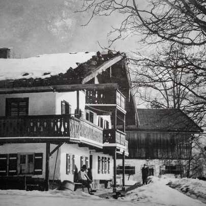 Bauernhof Geschichte Hotel Hanauerlehen 1930er Jahre Schönau am Königssee Berchtesgaden | © Hotel Hanauerlehen