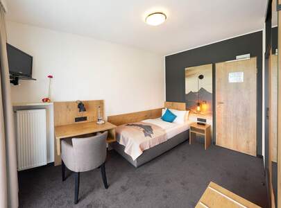 Einzelzimmer Watzmann Hotel Hanauerlehen Schönau am Königssee Berchtesgaden Bayern | © Hotel Hanauerlehen