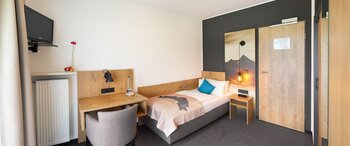 Einzelzimmer Watzmann Hotel Hanauerlehen Schönau am Königssee Berchtesgaden Bayern | © Hotel Hanauerlehen