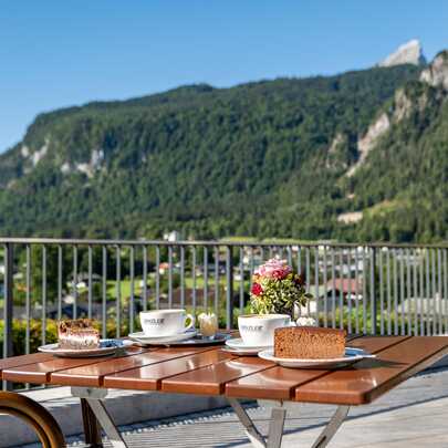 Gemütlich Kaffee Kuchen Alpencafé Hotel Hanauerlehen Schönau am Königssee Berchtesgaden | © Hotel Hanauerlehen