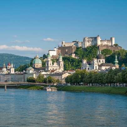 Festung Hohensalzburg Wahrzeichen Salzburg nahe Hotel Hanauerlehen Königssee Berchtesgaden | © TVB Salzburg-Stadt