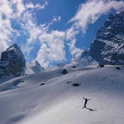 Skibergsteigen Watzmannkar Schönau am Königssee Berchtesgaden | © Hotel Hanauerlehen