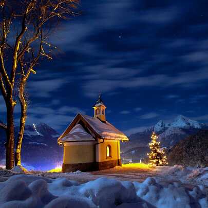 Advent Weihnachten gemütlicher Winterurlaub Schönau am Königssee Berchtesgaden | © BGLT