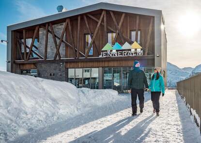 Hotel Hanauerlehen Schoenau am Koenigssee Berchtesgaden Jenner Bergstation Winter | © (c) Berchtesgadener Bergbahn