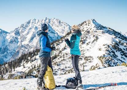 Hotel Hanauerlehen Schoenau am Koenigssee Berchtesgaden Jenner Schneeschuhwandern | © (c) Berchtesgadener Bergbahn