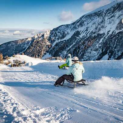 Hotel Hanauerlehen Schoenau am Koenigssee Berchtesgaden Schlittenfahren Jenner | © (c) Berchtesgadener Bergbahn