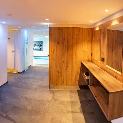 Duschbereich Hotel Hanauerlehen Schönau am Königssee Berchtesgaden | © Hotel Hanauerlehen