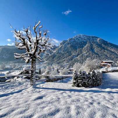 Hotel Hanauerlehen Schönau am Königssee Berchtesgaden Garten Winter | © Hotel Hanauerlehen